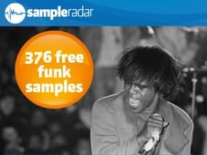 A man is singing into a microphone with the words sample reader 357 free funk samples. He showcases his talent by enveloping the room with soulful grooves from a collection of captivating funk