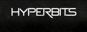 Hyperbits logo on a black background for a Sample Pack promotion.