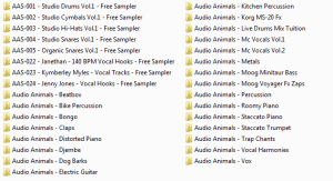 Adobe audio animals and free samples.