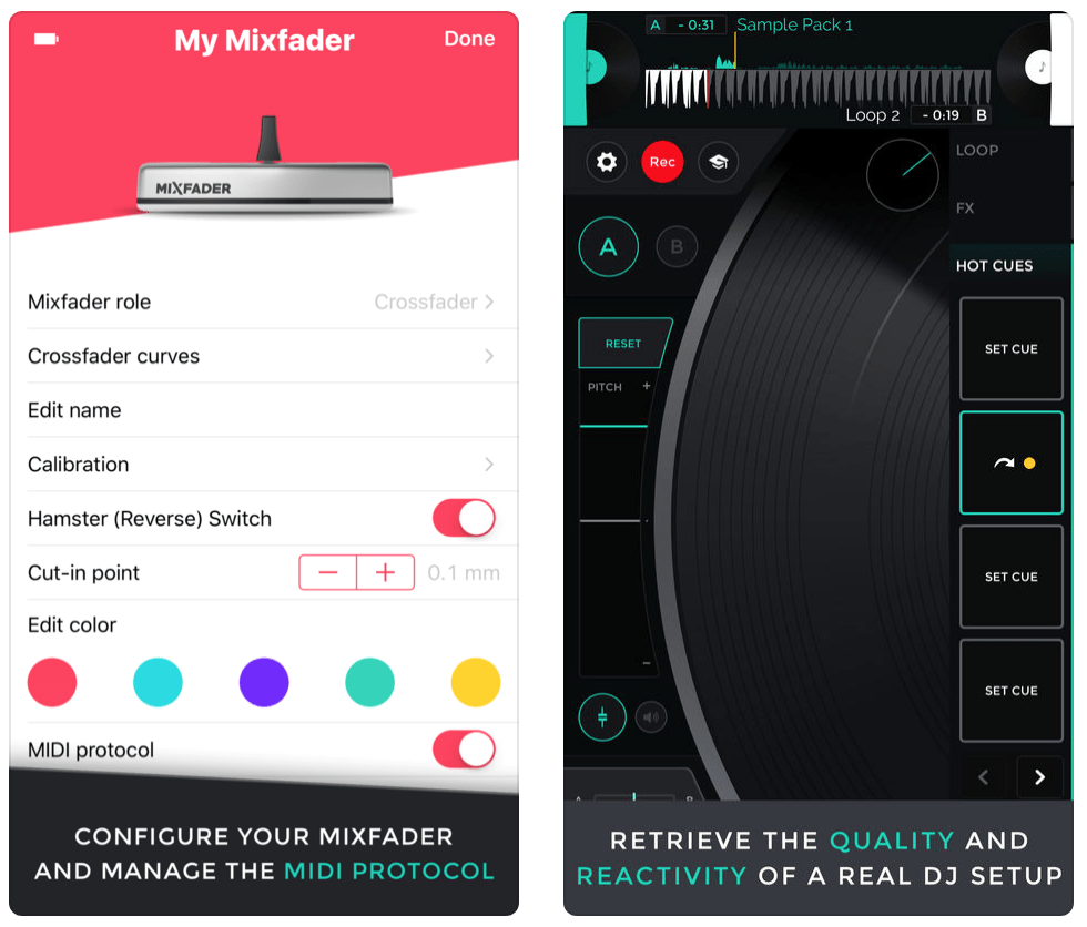 Dj matcher - free dj app for android and ios, featuring badges.
