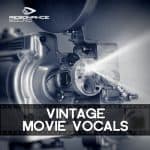 Vintage movie vocals.