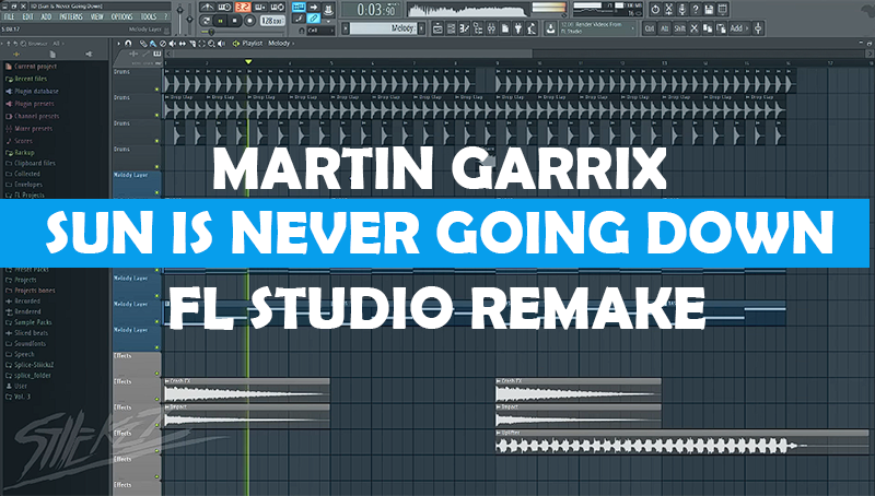 Martin Garrix – Sun Is Never Going Down (FL Studio Remake)