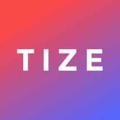 The tize logo on a multicolored background.
Keywords: logo, multicolored