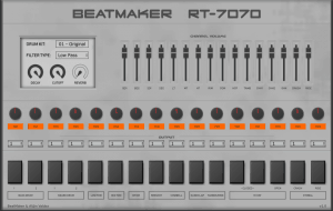 SEO-optimized beatmaker RT-7070 for creating unique beats effortlessly.