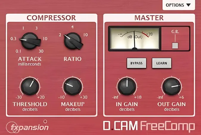 DCAM FreeComp plugin interface