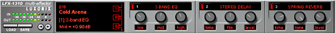 LFX-1310 plugin interface