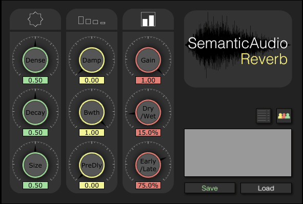 A screenshot of a SAFEReverb computer.