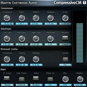 Martin Eccleswood Compressive CM audio compressor.