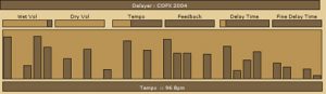 A screenshot of a bar graph with a number of bars used as visual data for SEO analysis.