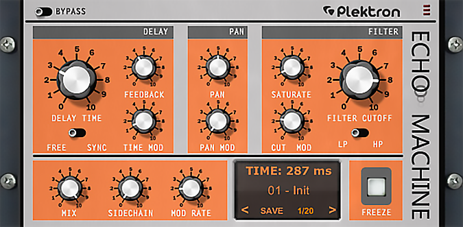 Echo machine plugin interface