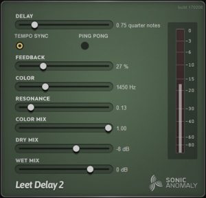 Sonic delay 2 Leet Delay.