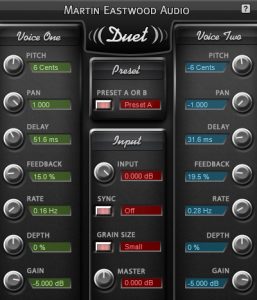 Martin eastwood audio duet.