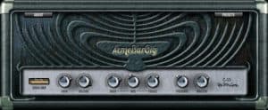 The C-15 guitar amp is shown on a computer screen.