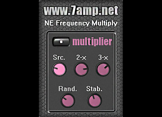 NE Frequency multiplier plugin interface screenshot.