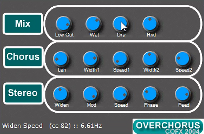 OverChorus plugin interface