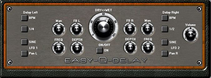 easy-Q-delay plugin interface