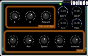 A screen shot of a computer screen showing the controls of a synthesizer with optimized keywords for SEO.