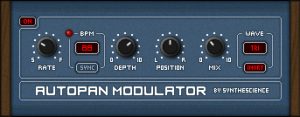 Autotune modulator - screenshot thumbnail with Autopan Modulator feature.