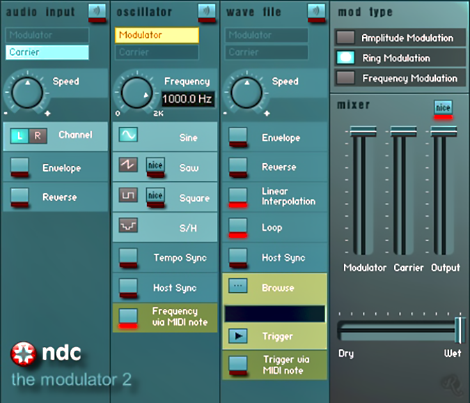 The modulator plugin interface