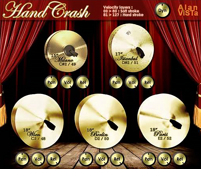 Hand Crash plugin interface screenshot