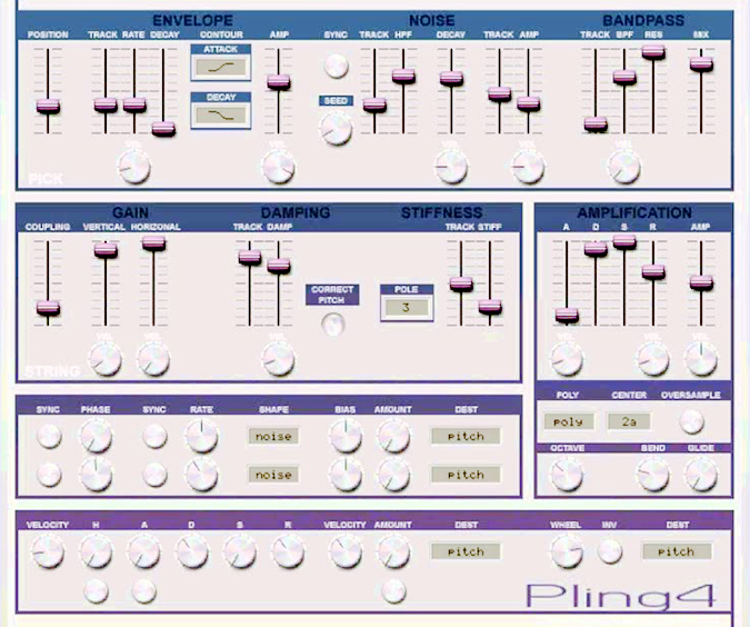 Pling4 plugin interface