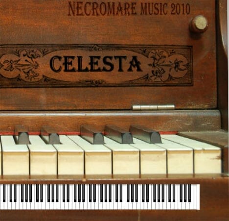 A celesta instrument.