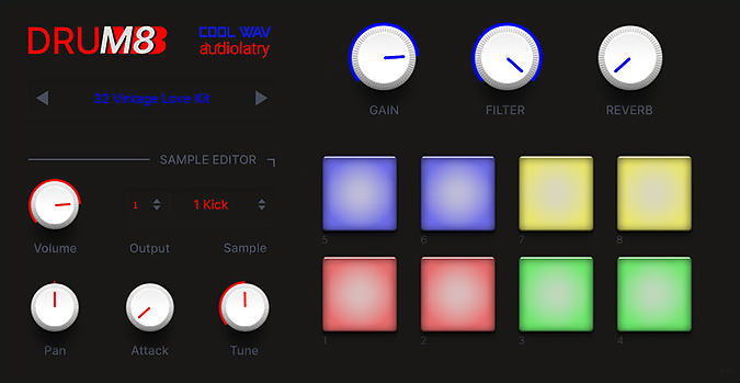 Drum8 plugin interface