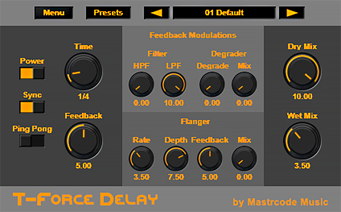 T-Force Delay Plugin