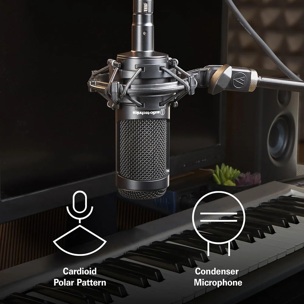 Featured image for “Audio-Technica AT2035 Cardioid Condenser Microphone Review”