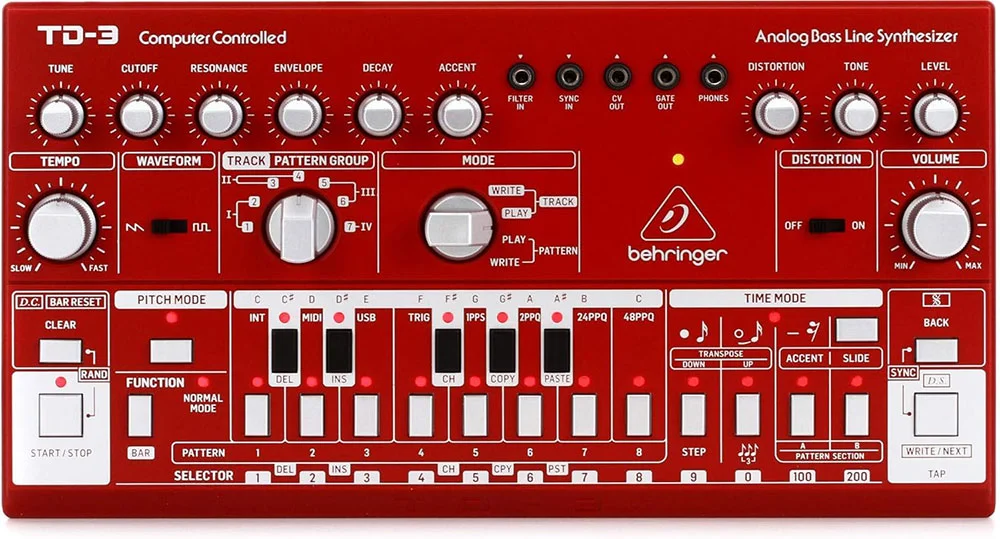 Featured image for “Behringer TD-3-RD Synthesizer Review”