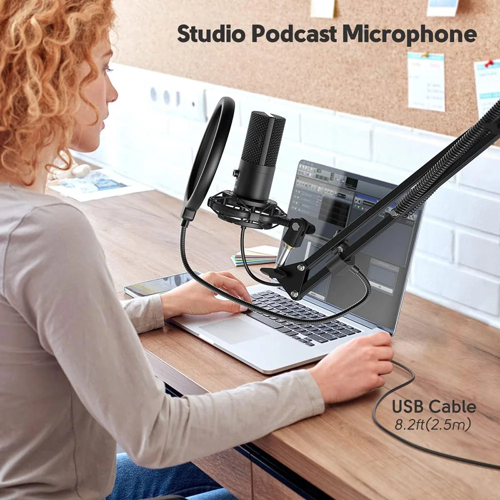 Featured image for “FIFINE Studio Condenser USB Microphone Kit Review”