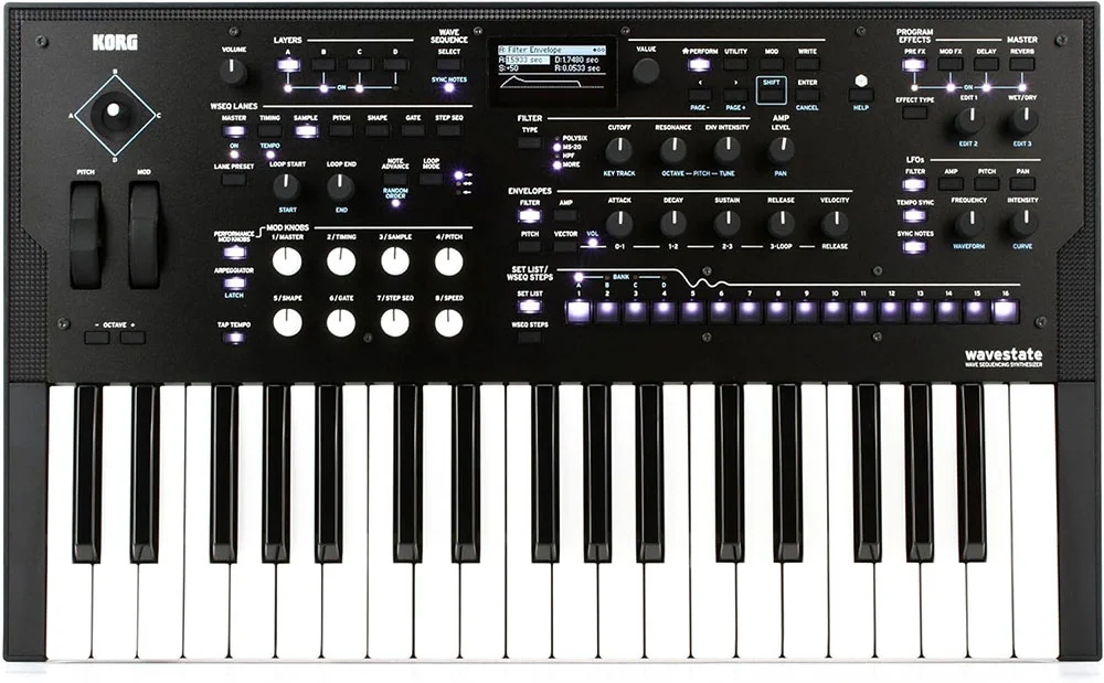 Featured image for “Korg Wavestate Wave Sequencing Synthesizer Review”