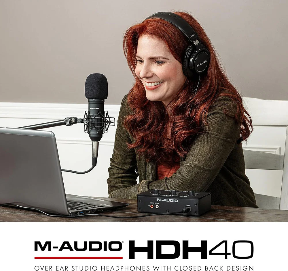 Featured image for “M-Audio HDH40 Over Ear Studio Headphones Review”