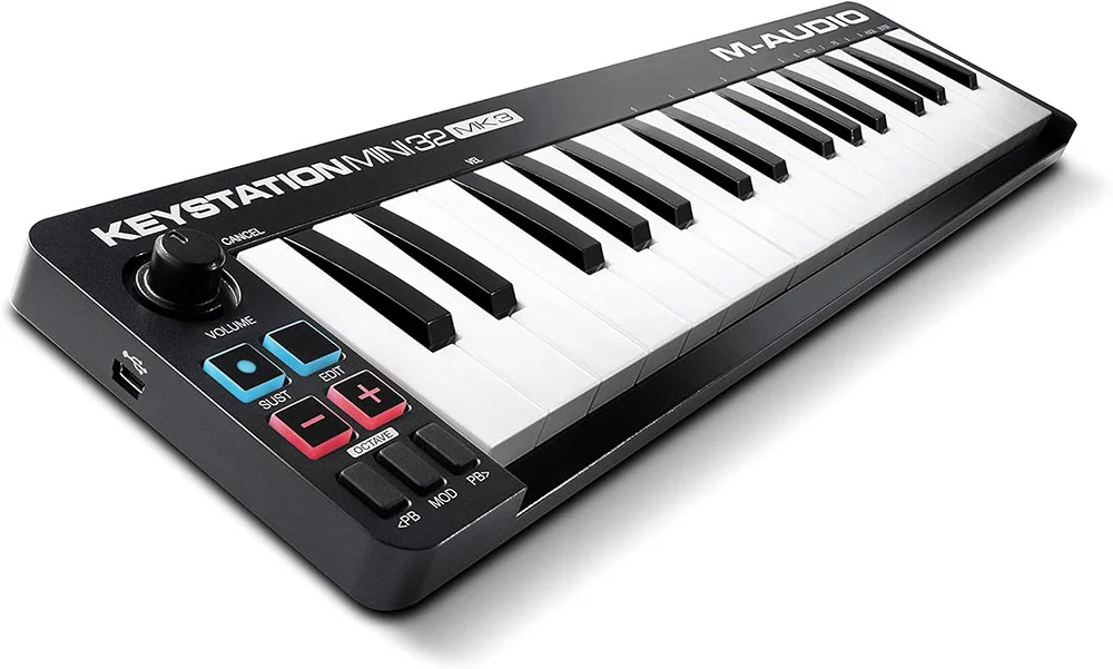 Featured image for “M-Audio Keystation Mini 32 MK3 USB MIDI Keyboard Controller Review”