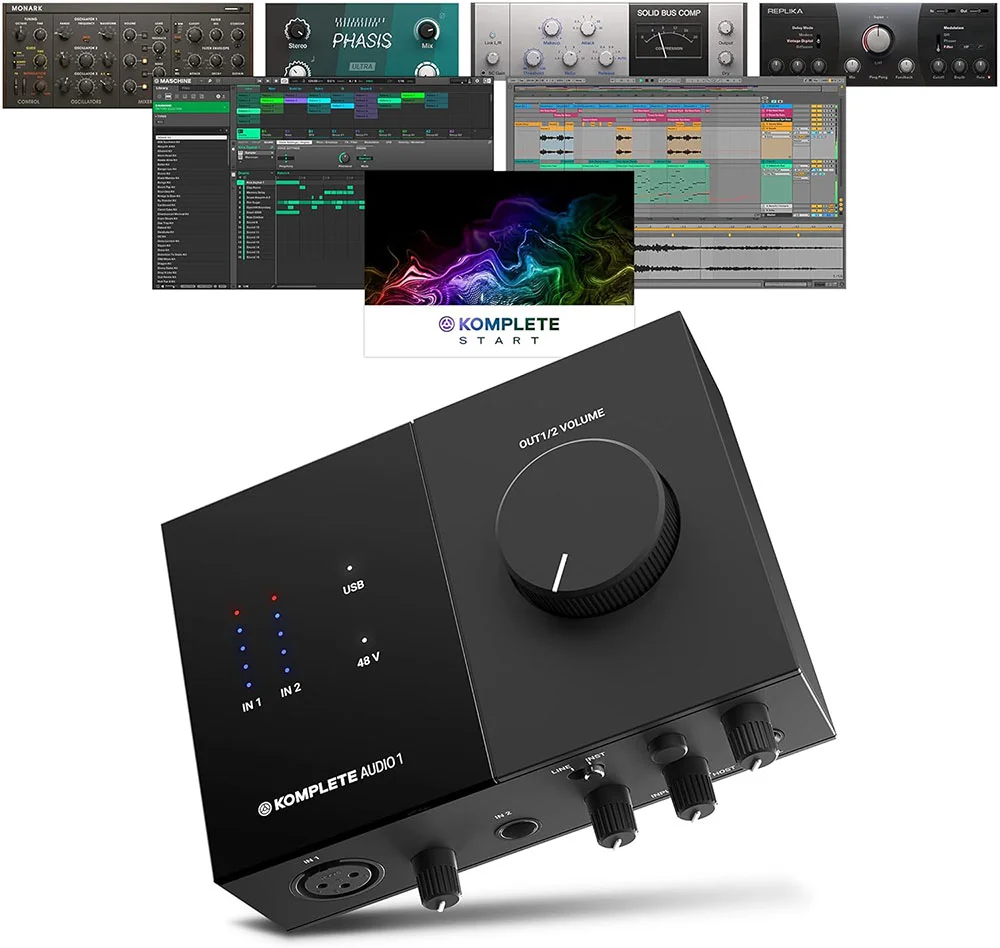Featured image for “Native Instruments Komplete Audio 1 Two-Channel Audio Interface Review”