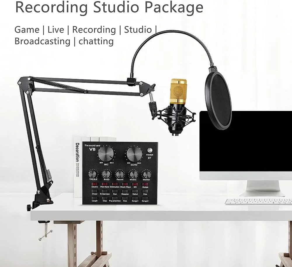 Featured image for “Podcast Equipment Bundle BM-800 Recording Studio Package Review”