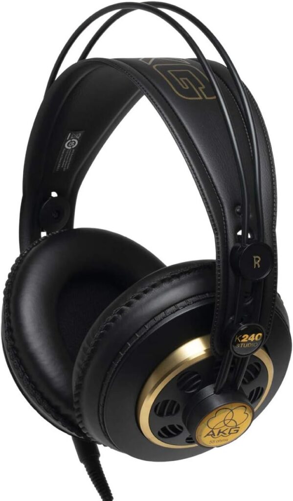 AKG Pro Audio K240 STUDIO Over-Ear, Semi-Open, Professional Studio Headphones