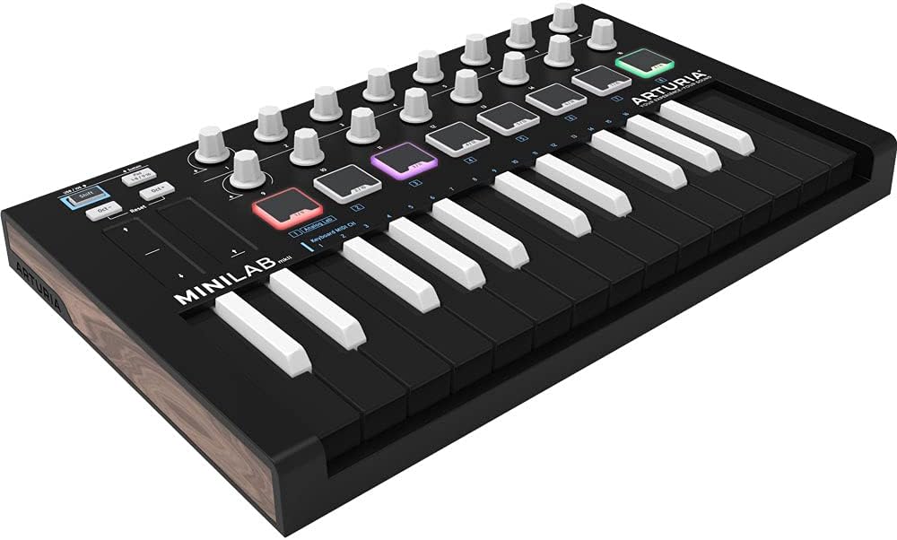 Arturia MiniLab MKII Inverted MIDI Controller Black