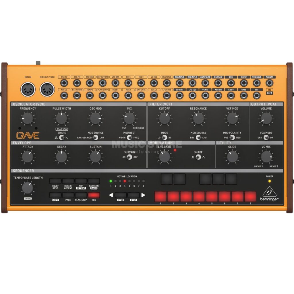 Behringer Crave Analog Synthesizer with Sequencer