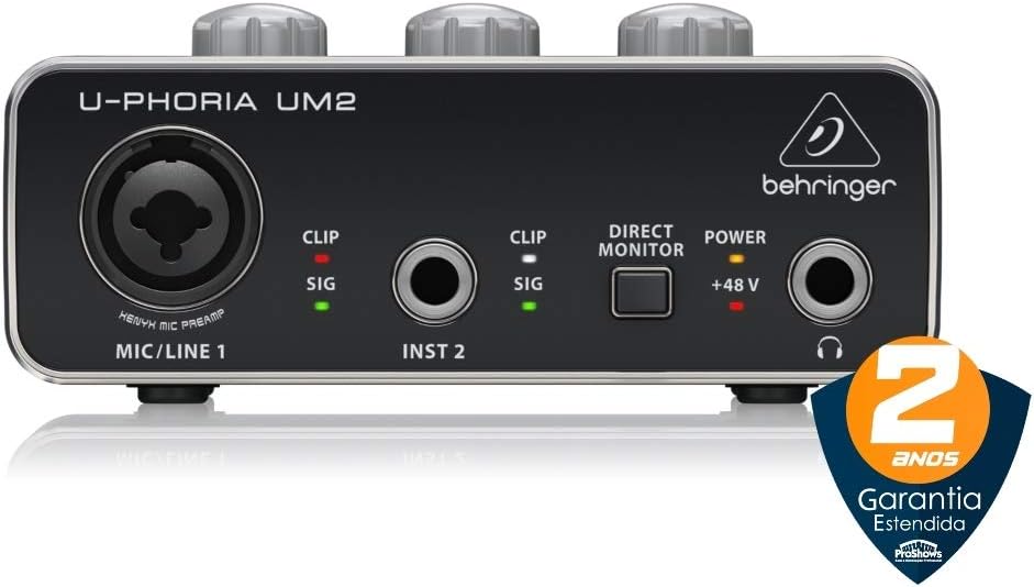 Behringer U-Phoria UM2 USB Audio Interface