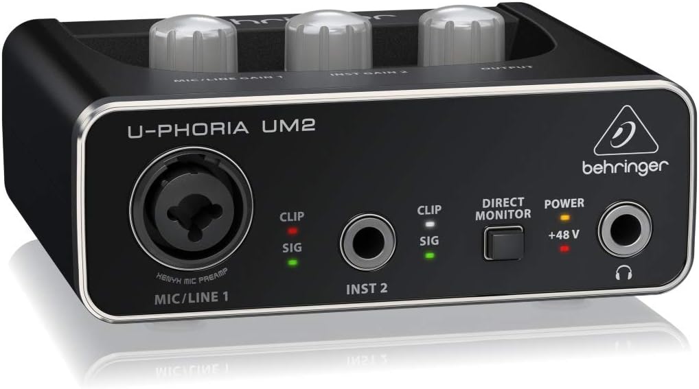 Behringer U-Phoria UM2 USB Audio Interface