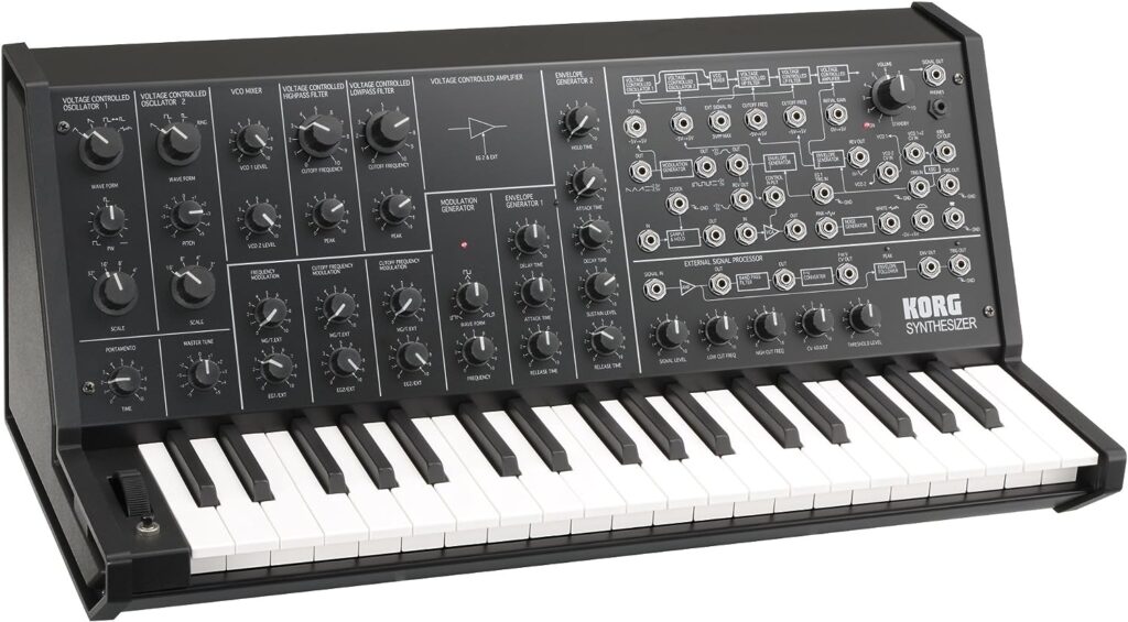 Korg MS20 Mini Semi-Modular Analog Synthesizer (MS20MINI), MultiColored, M