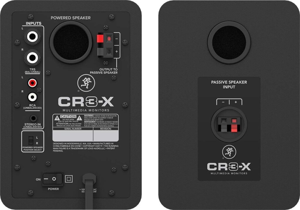 Mackie CR-X Series, 3-Inch Multimedia Monitors with Professional Studio-Quality Sound - Pair (CR3-X)