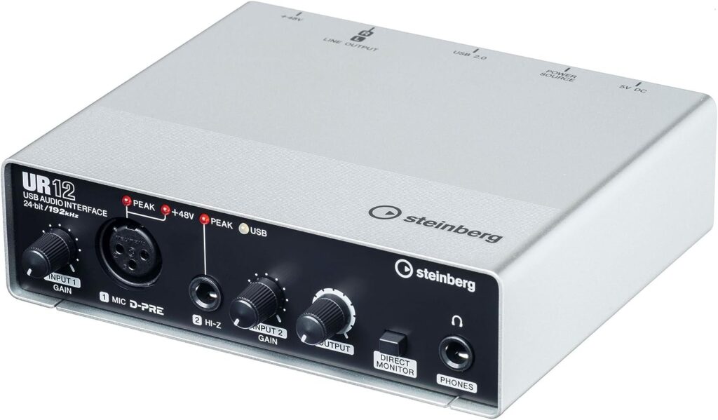 Yamaha Steinberg UR12 USB Audio Interface