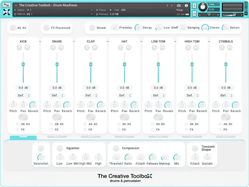 The Creative ToolboX: Drums and Percussion