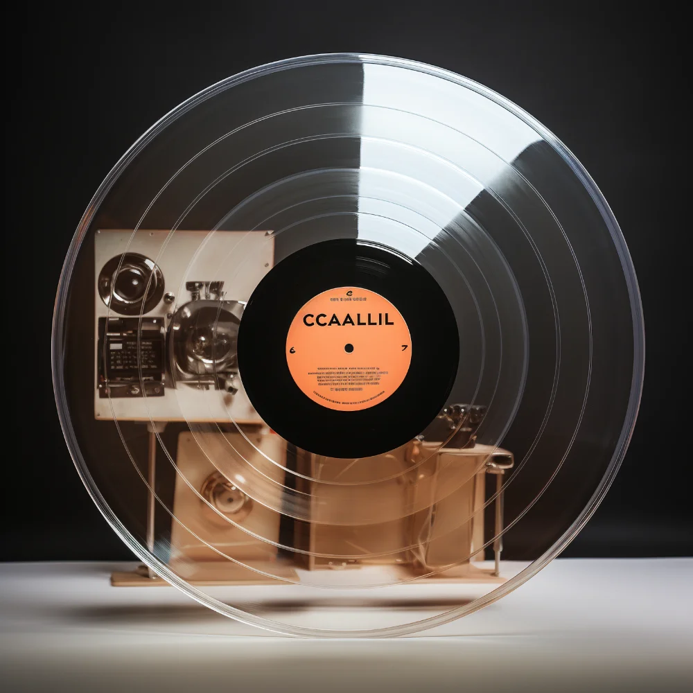 clear vinyl record- free vinyl samples and loops
