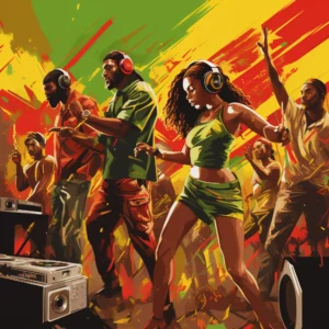 people dancing to reggae
