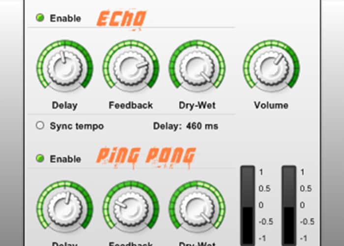 Ecdo ping pong - Dual Delay screenshot.