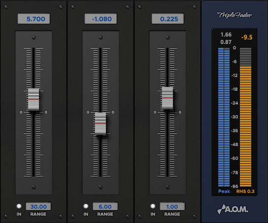 Triple Fader Gain Control