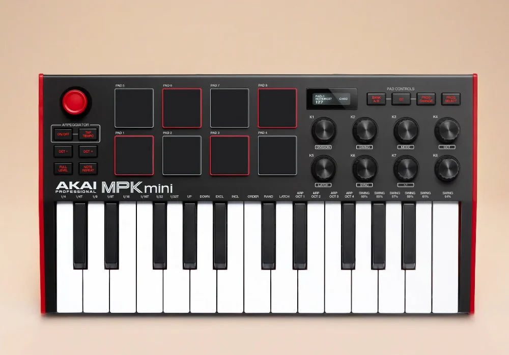 Akai MPK Mini Mk3 Front